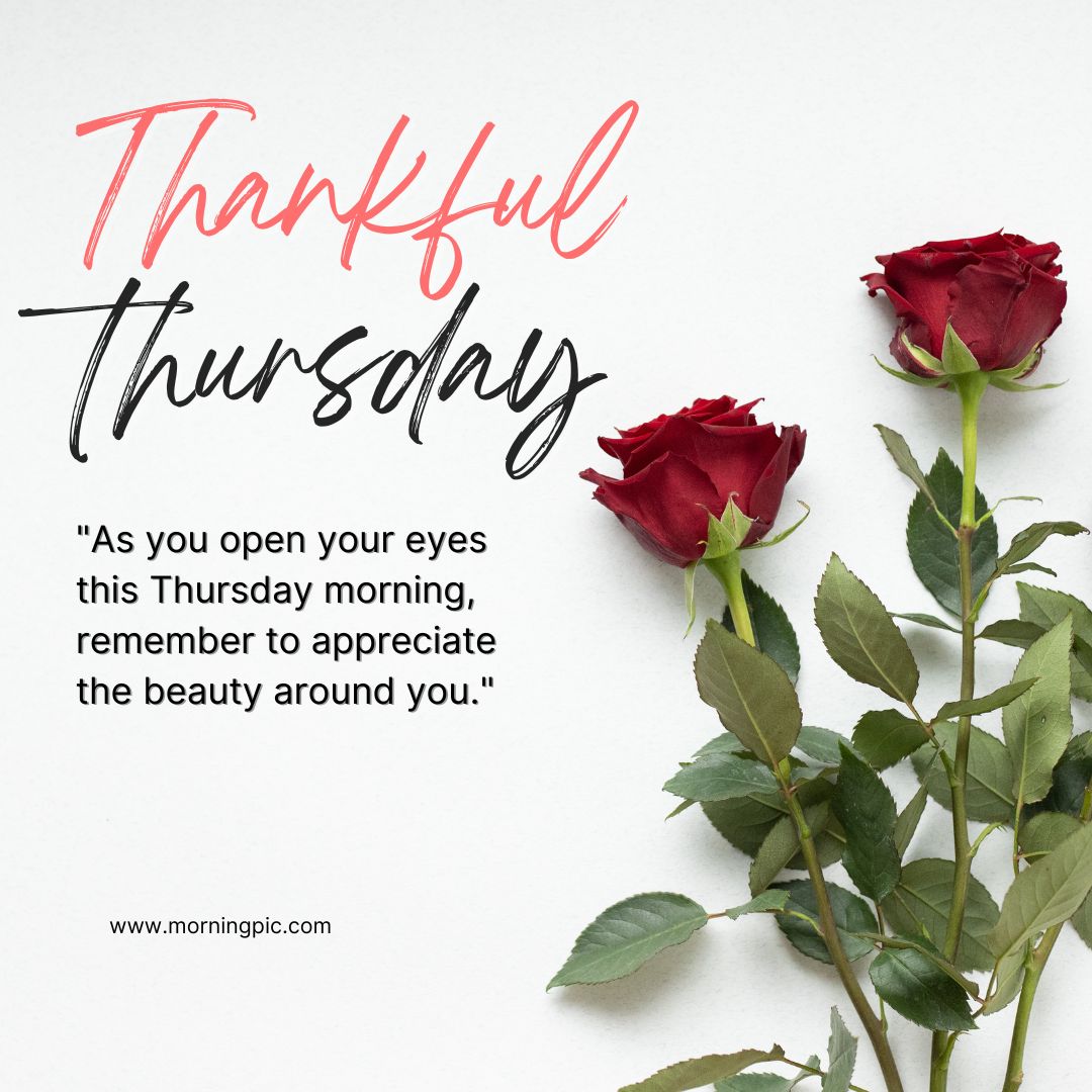 Good Morning Thankful Thursday Quotes