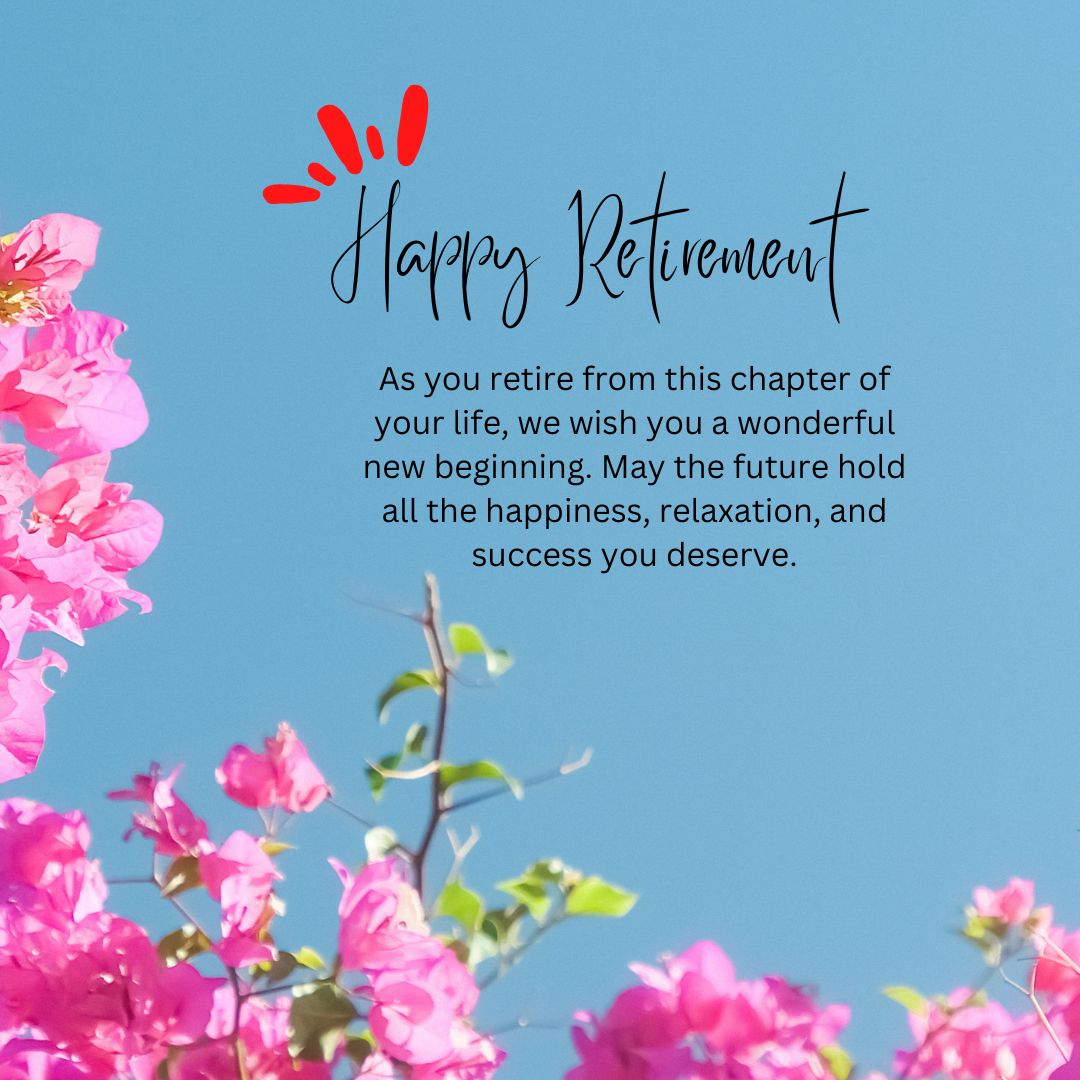 Retirement Wishes for Colleague