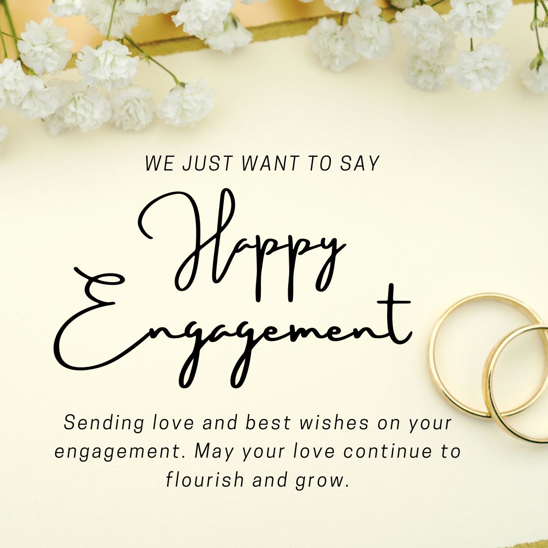 engagement wishes for friend
