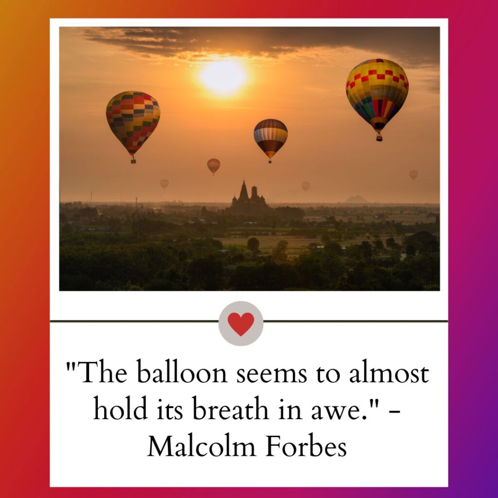 260+ Best Hot Air Balloon Captions for Sky-High Moments 5 Hot air balloon captions
