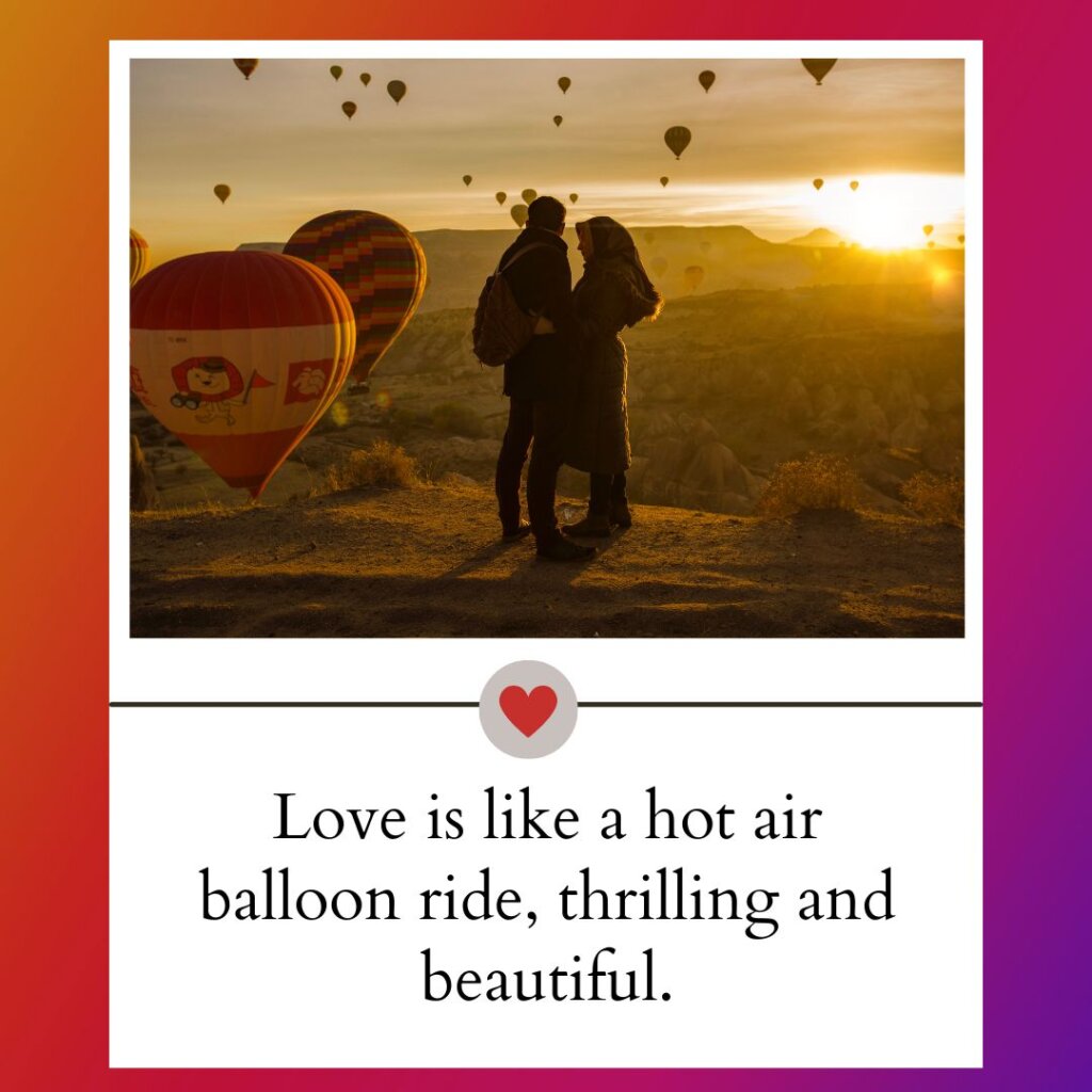 260+ Best Hot Air Balloon Captions for Sky-High Moments 3 Hot air balloon captions