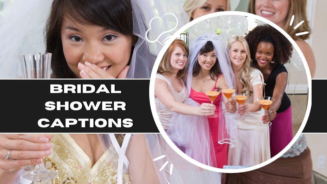 bridal shower captions