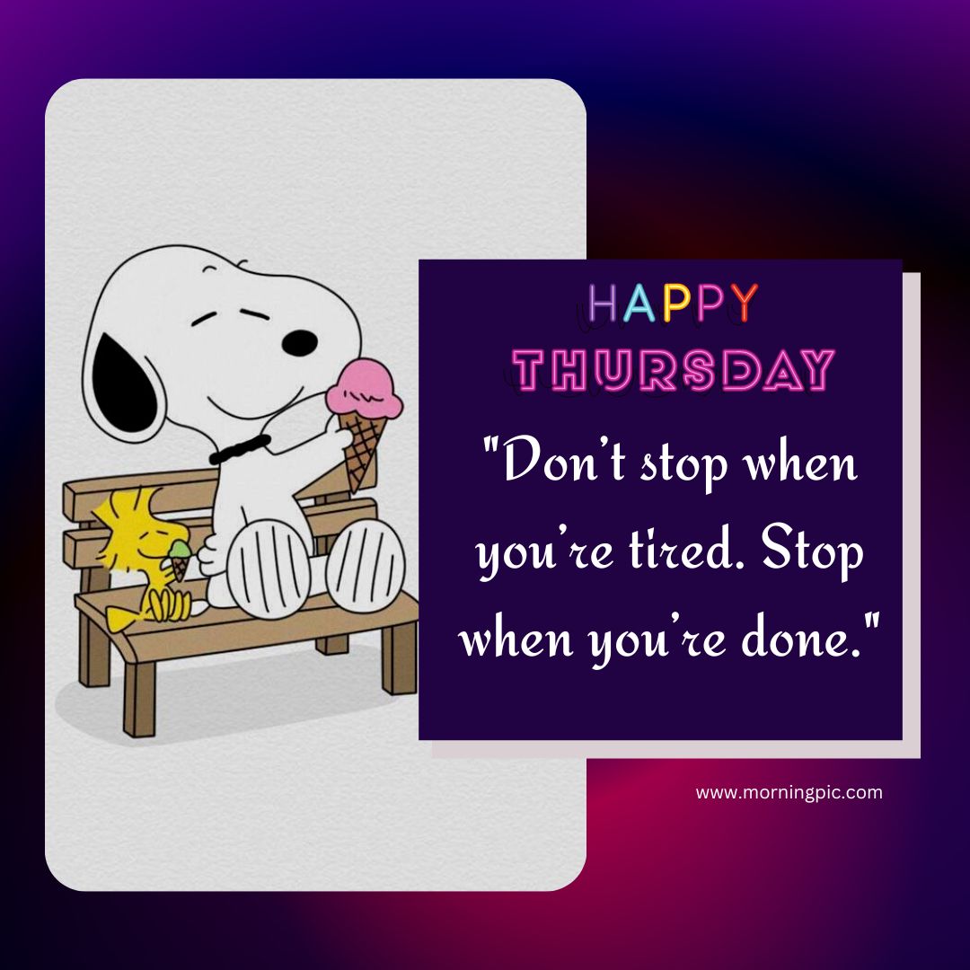 Snoopy Happy Thursday Images