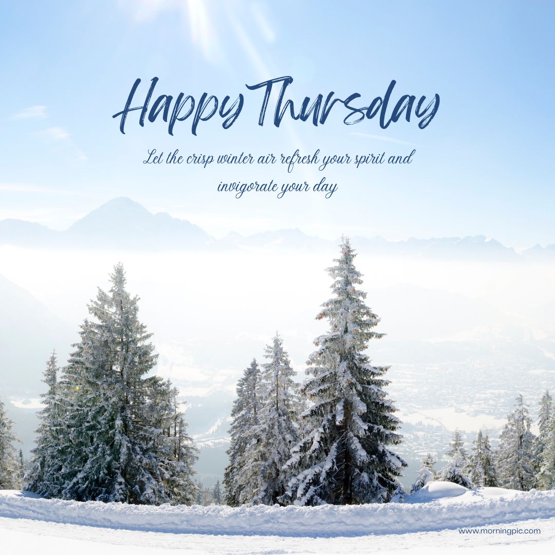 happy thursday images winter
