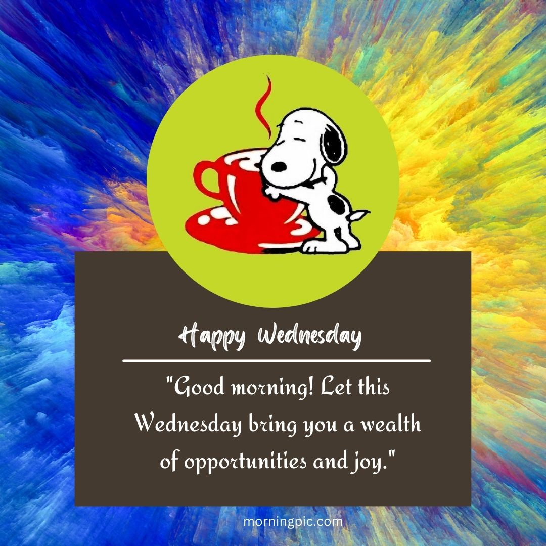 snoopy happy wednesday images