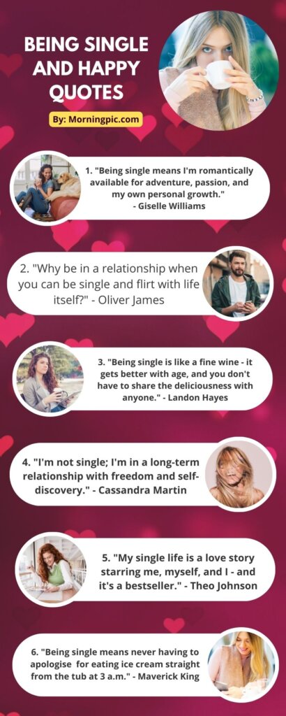 single and happy quotes