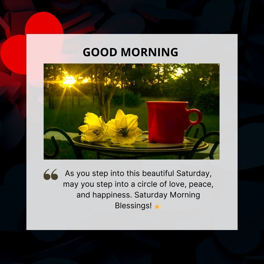 Saturday Morning Blessings