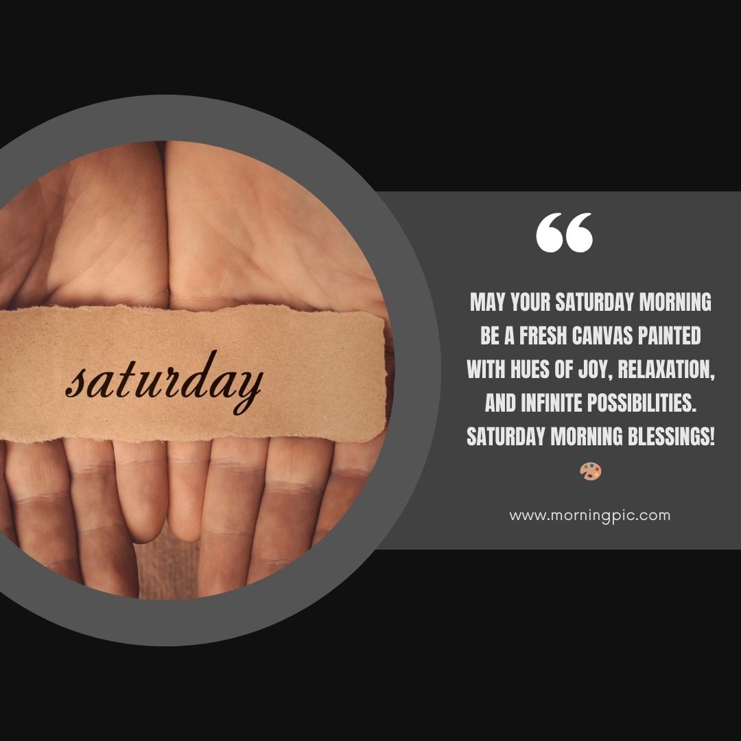 Saturday Morning Blessings