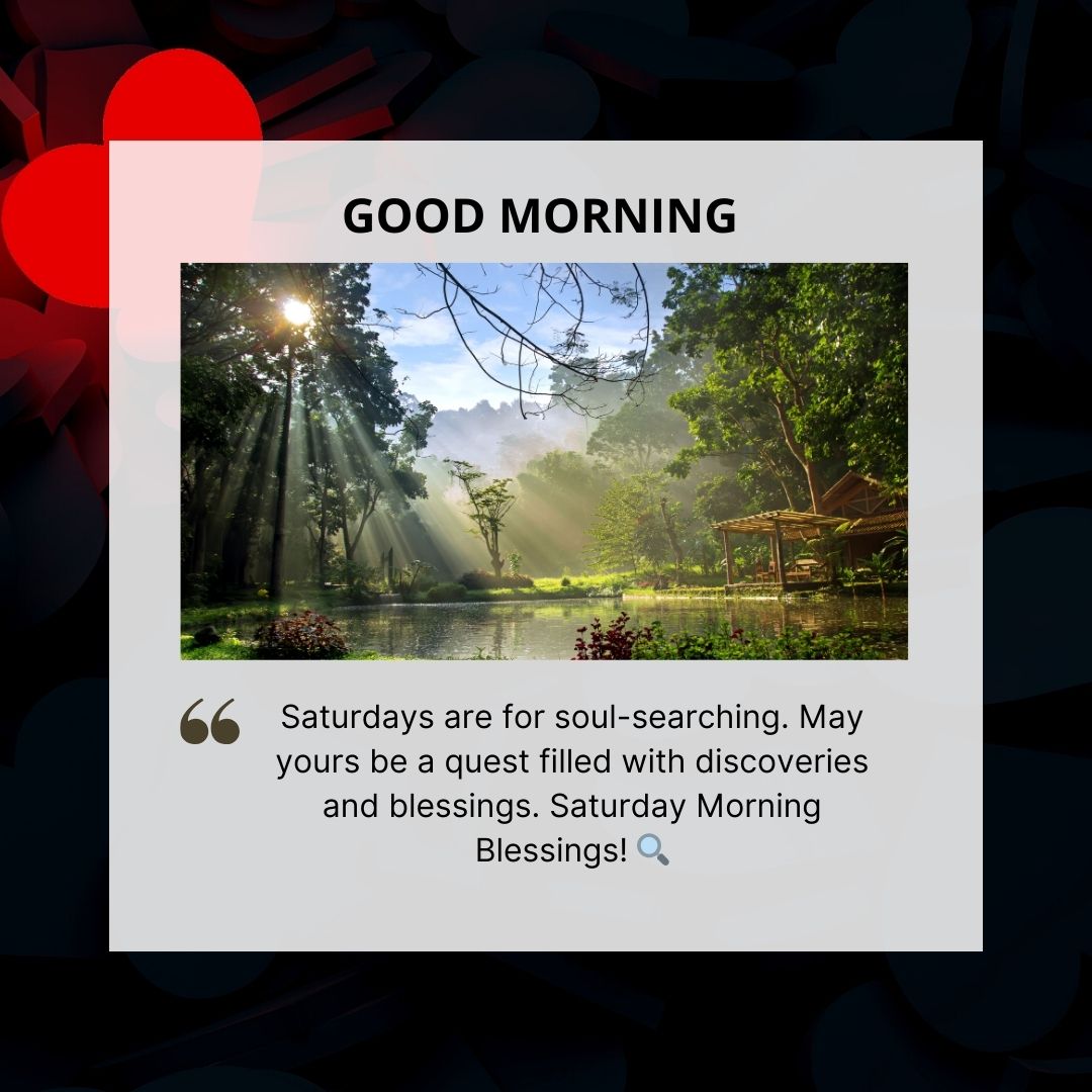 Saturday Morning Blessings