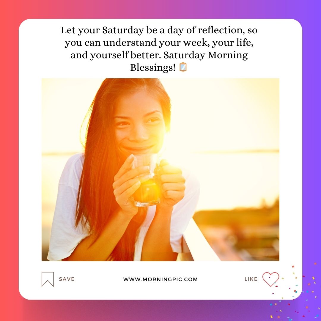 Saturday Morning Blessings