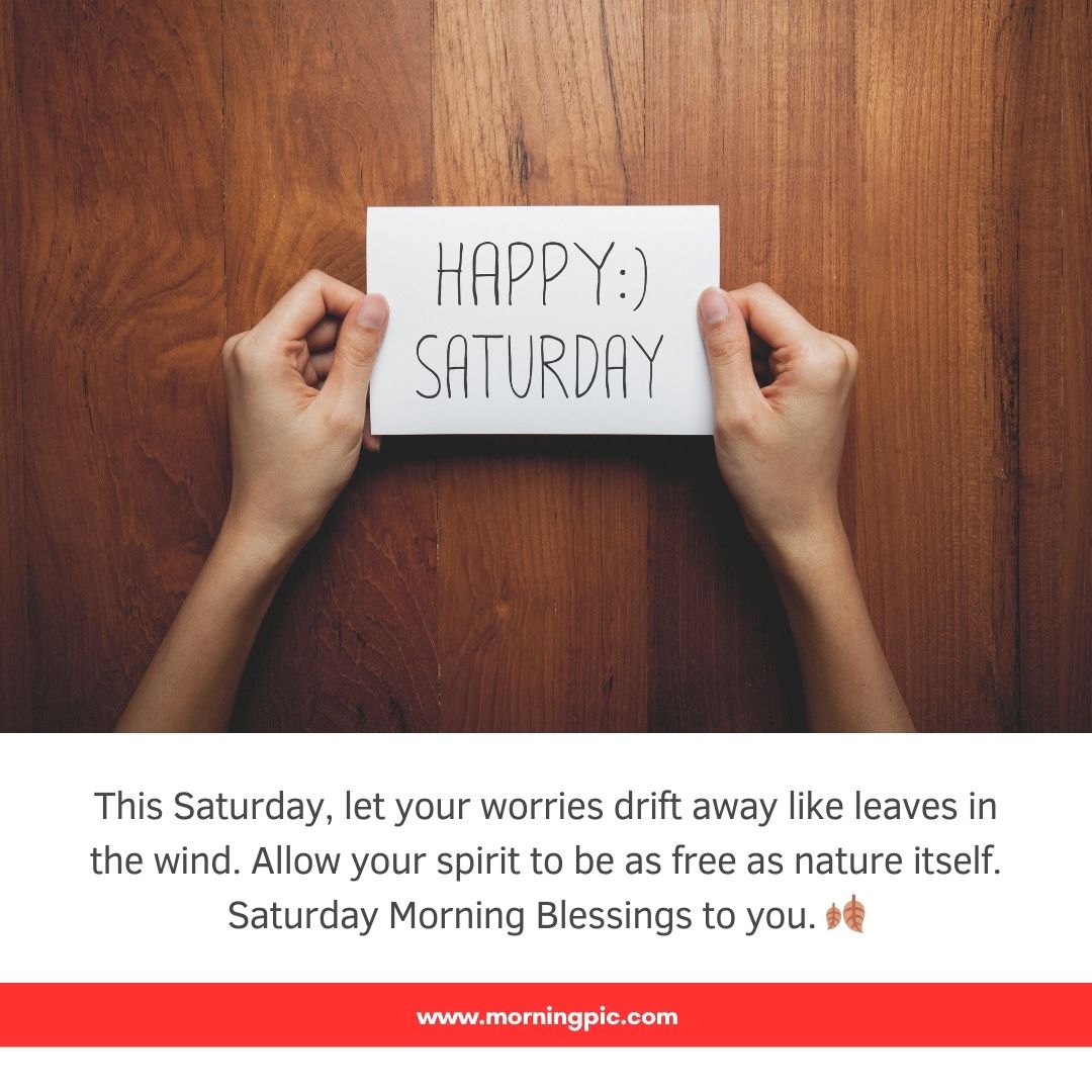 Saturday Morning Blessings