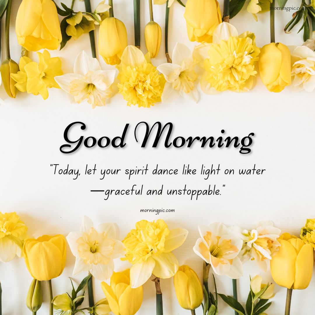 HD good morning images with positive words and quotes