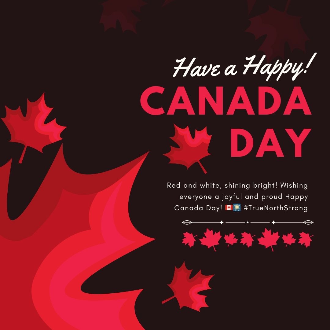 Creative Happy Canada Day Wishes to Share on Social Media