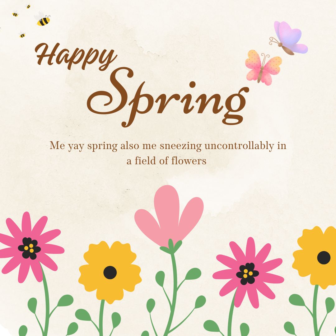 Creative Happy First Day of Spring Funny Memes for Social Media