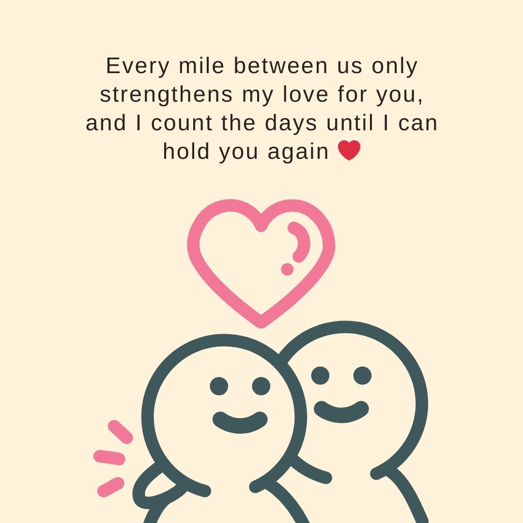 Deep Passionate Love Message for Long-Distance Relationships
