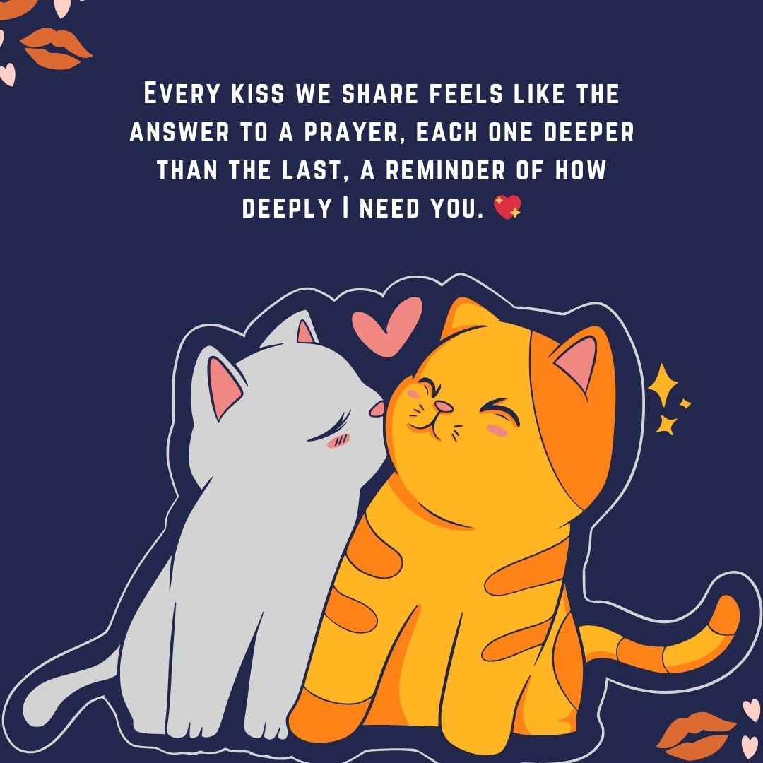 Emotional Kiss Love Message for Heartfelt Connections