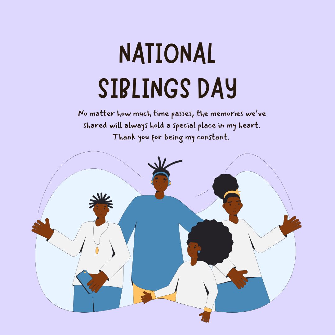 Emotional National Siblings Day Messages to Share