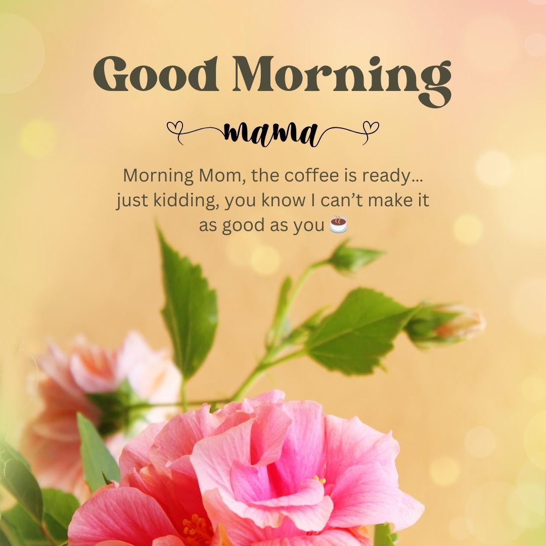 Funny Good Morning Messages for Mom