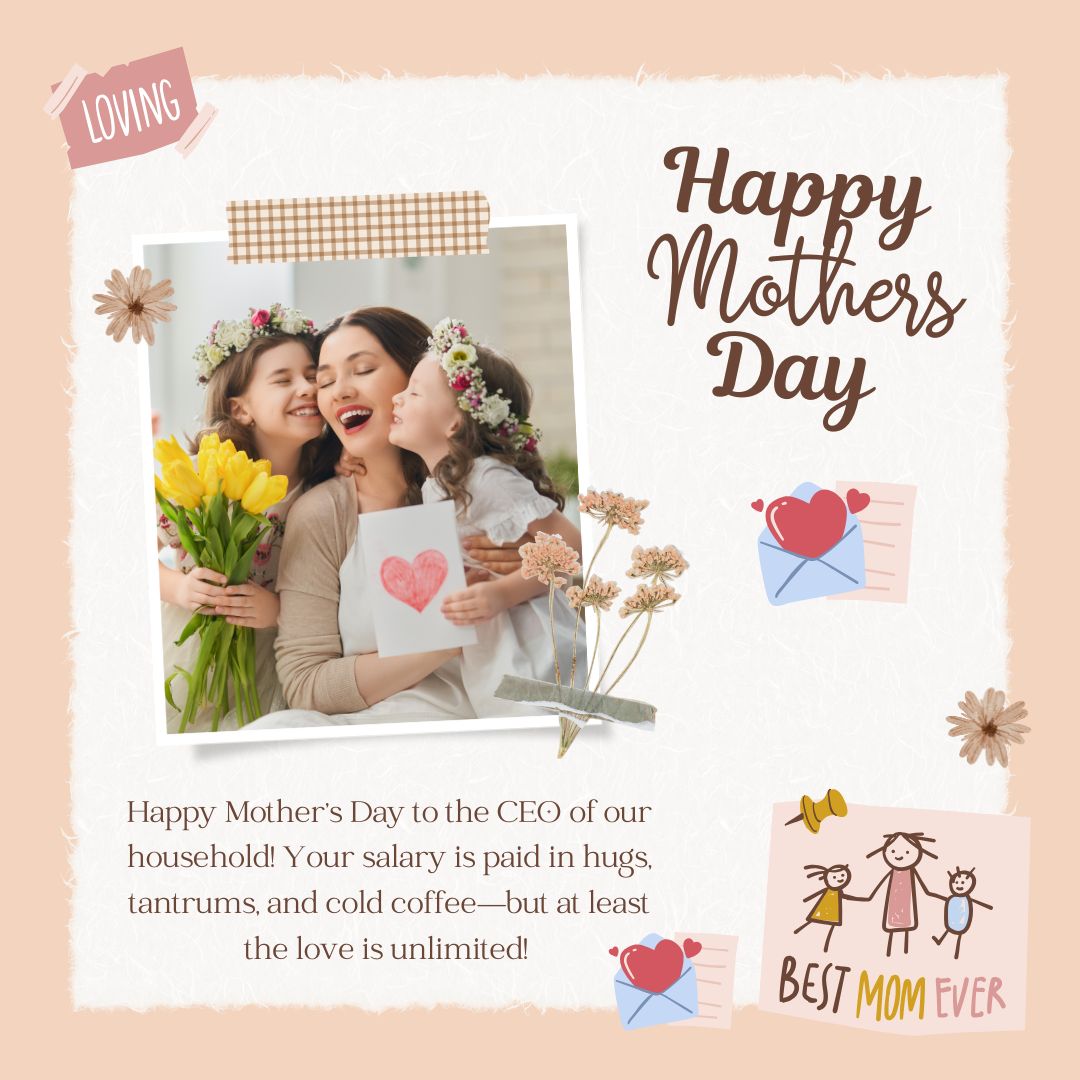 Funny Mothers Day Greetings for Wife with a Twist of Humor