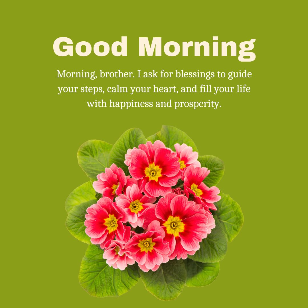 Good Morning Messages for Brother with Prayers