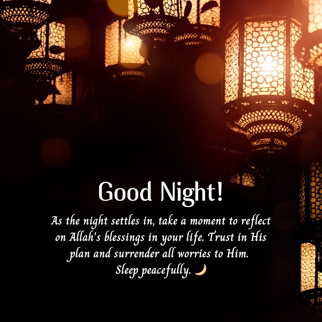 Inspirational Islamic Good Night Messages