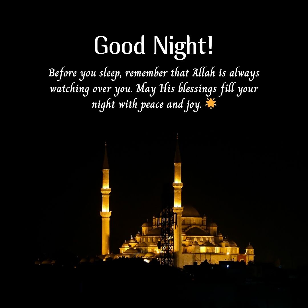 Islamic Good Night Messages to Share on WhatsApp with Friends