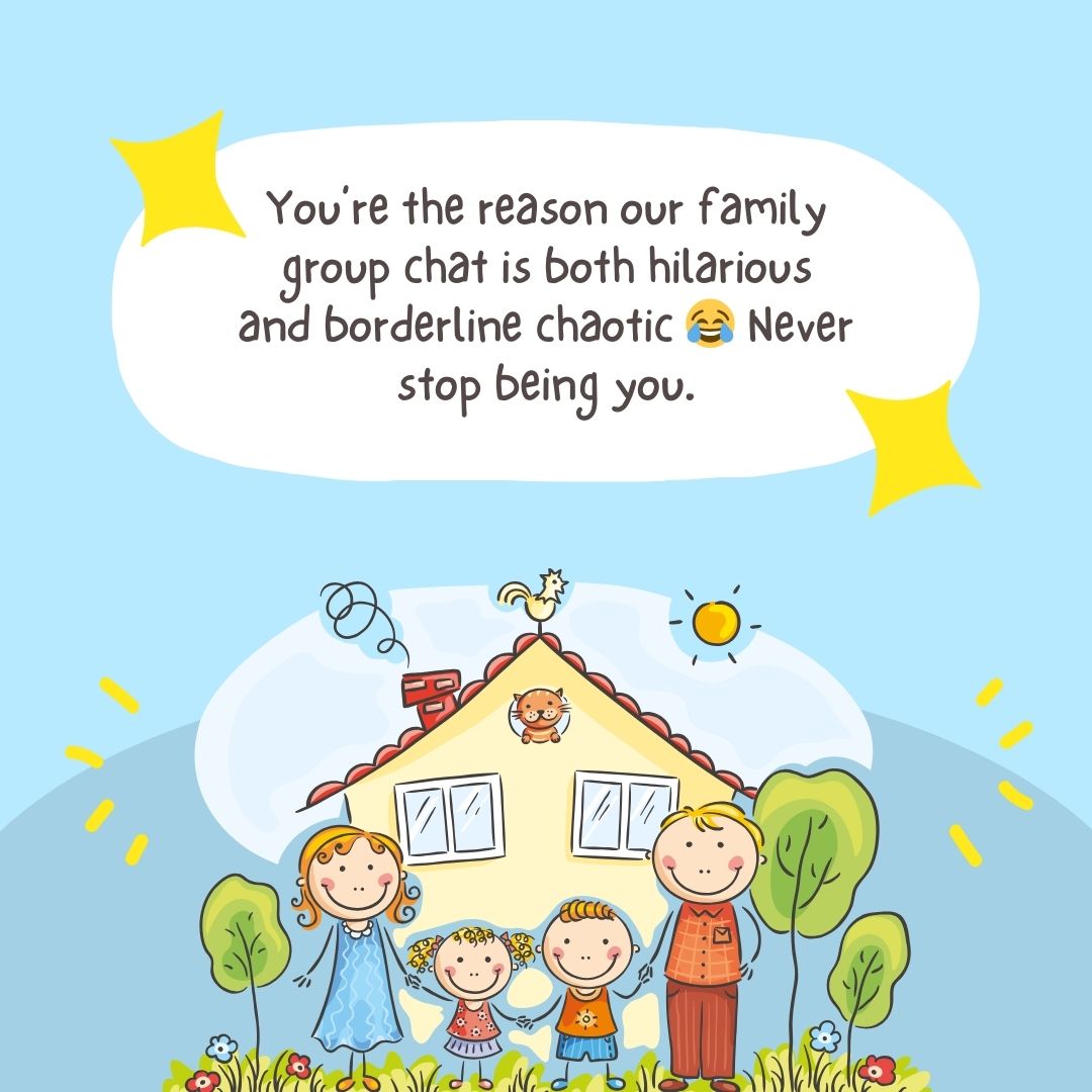 Playful and Fun Love Messages for Family to Bring Smiles