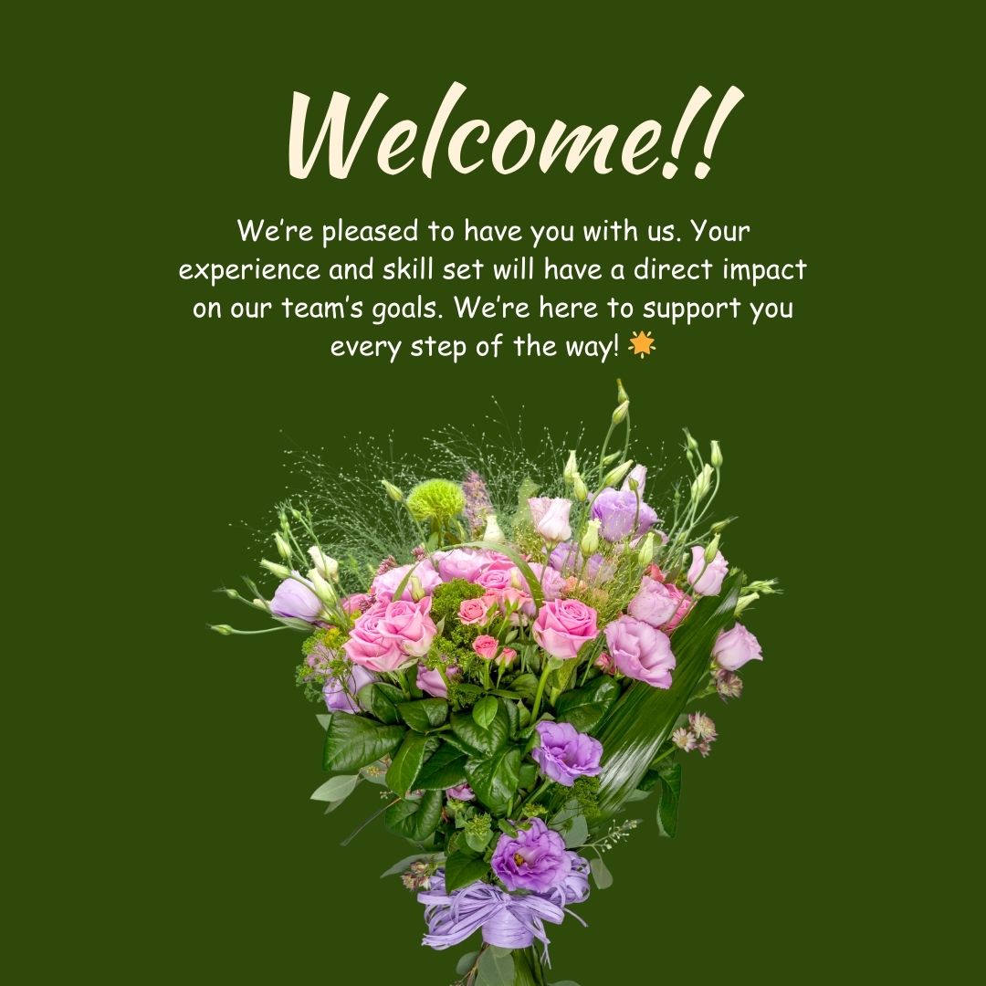 Professional Welcome Messages for New Employee to Build Confidence