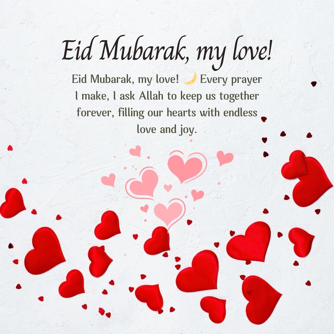 Romantic Eid Mubarak Wishes for Husband to Express Your Love
