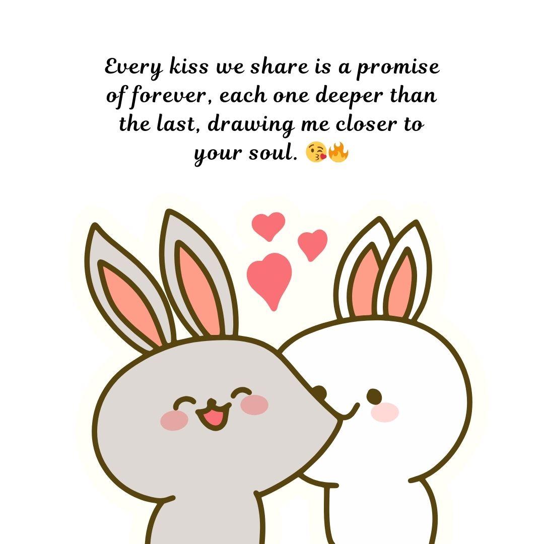 Romantic Kiss Love Message to Ignite the Passion