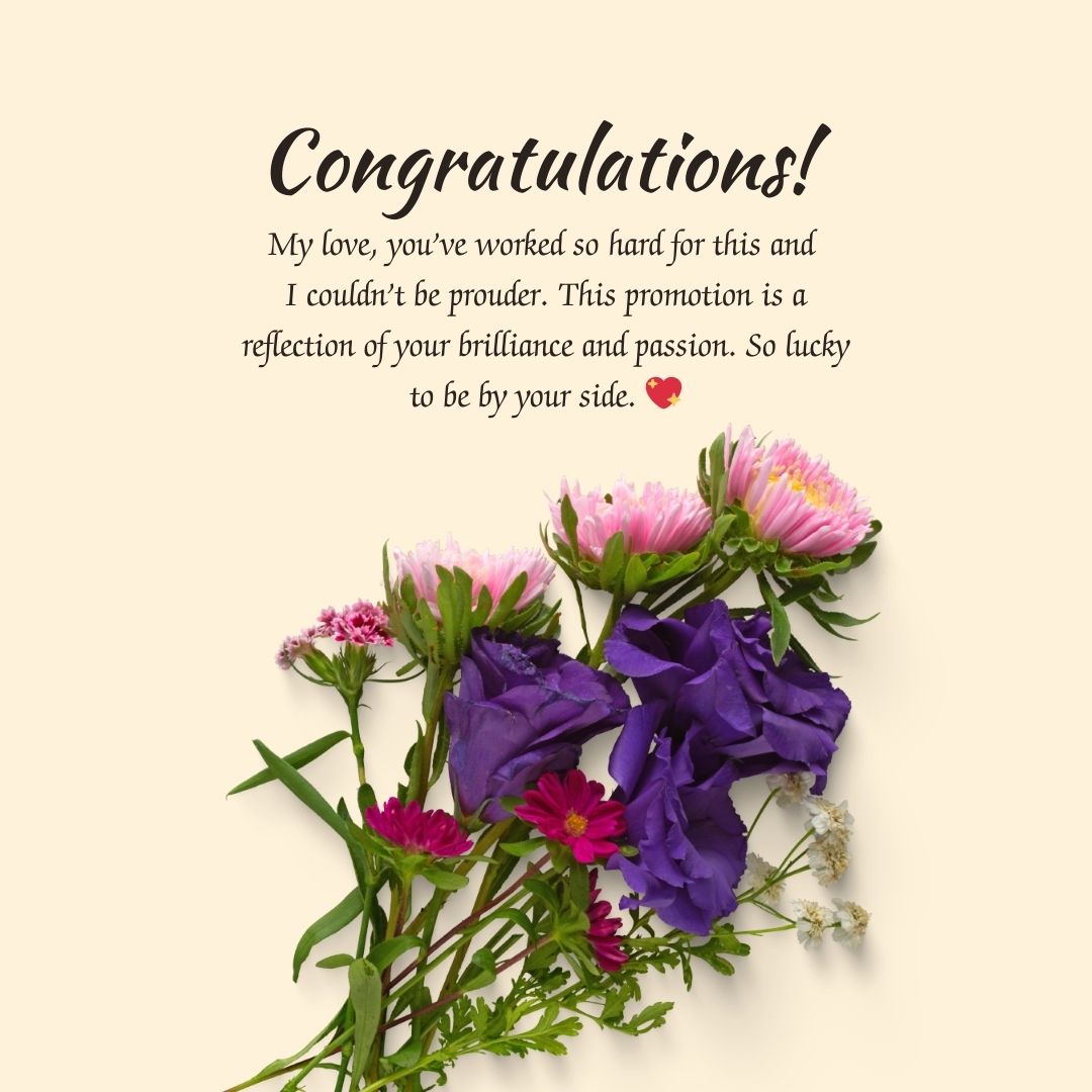 Romantic Messages to Celebrate Your Husband’s Promotion
