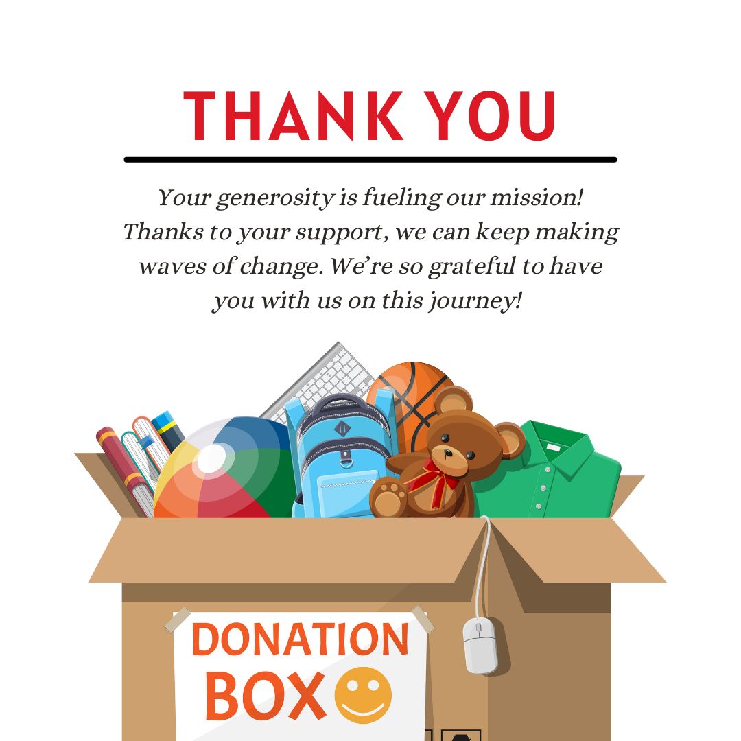 Creative Thank You for Donation Message