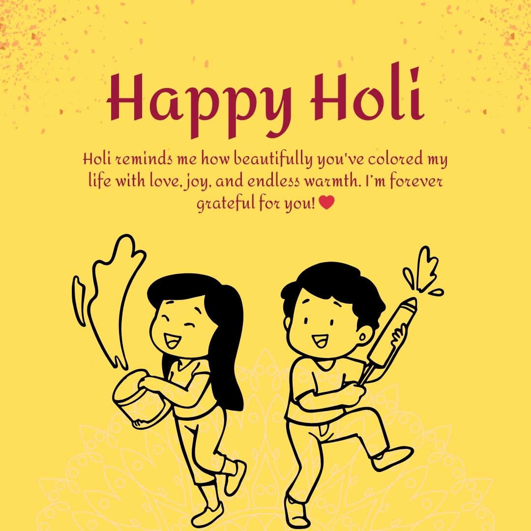 Emotional Happy Holi Love Messages to Express Your Deepest Feelings