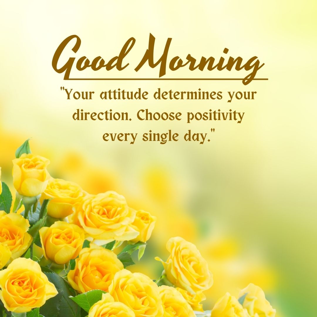 Good Morning Rose Images with Inspirational Quotes
