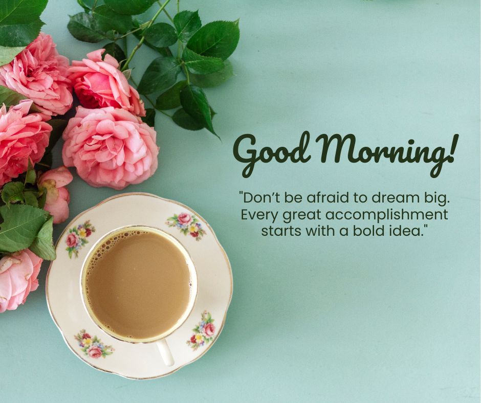 Good Morning Rose Images with Inspirational Quotes