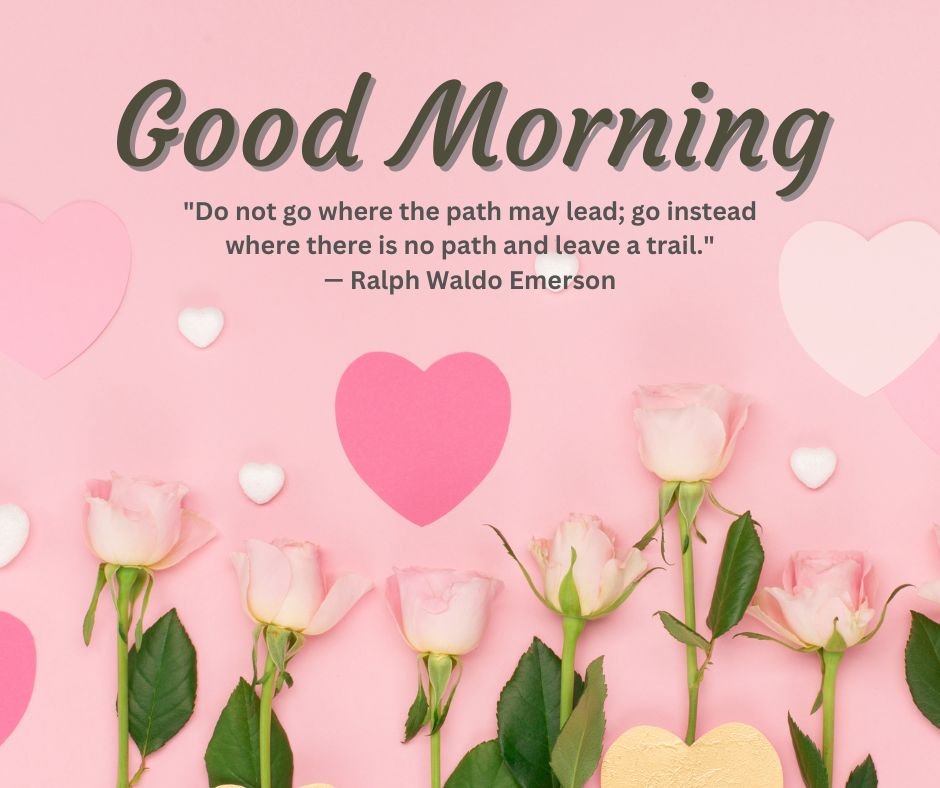 Good Morning Rose Images with Quotes