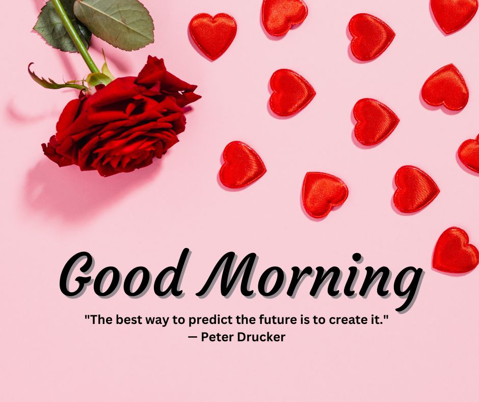 Good Morning Rose Images with Quotes
