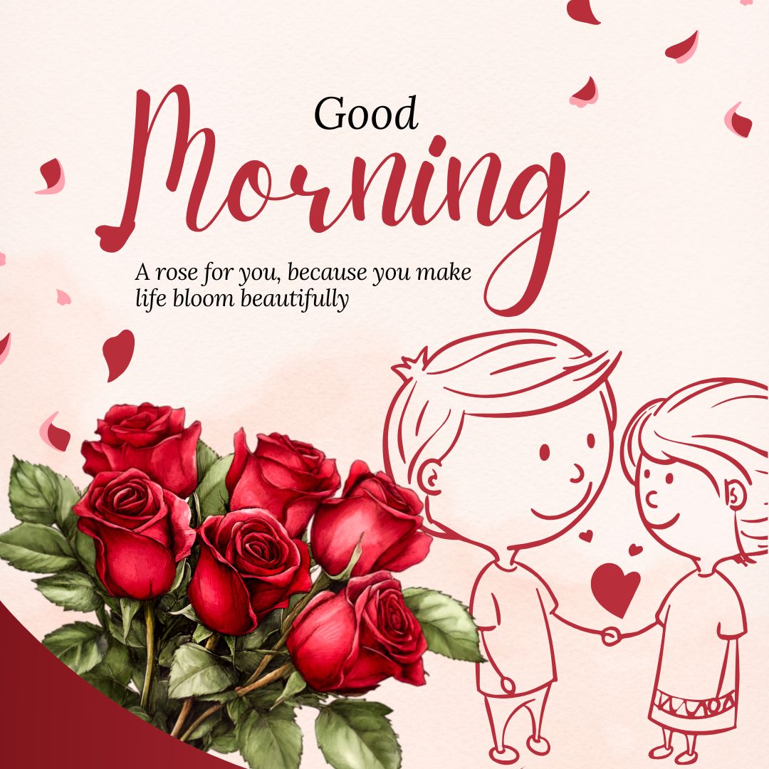 Romantic Good Morning Rose Images