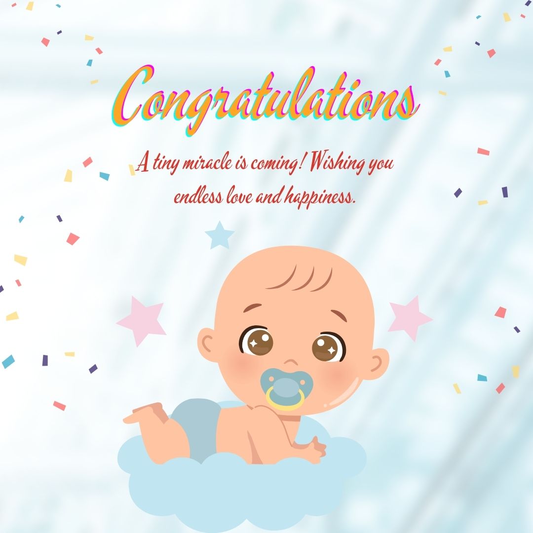 Short and Sweet Gender Reveal Congratulations Message