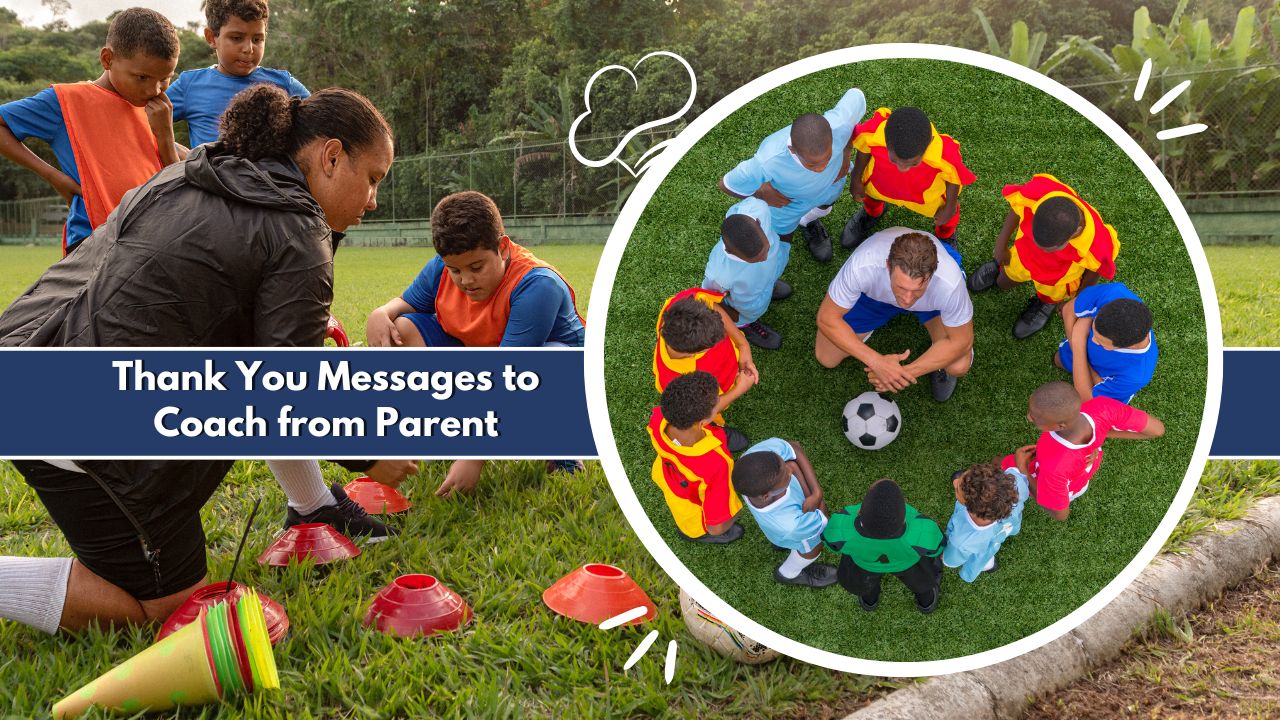 Thank You Messages to Coach from Parent