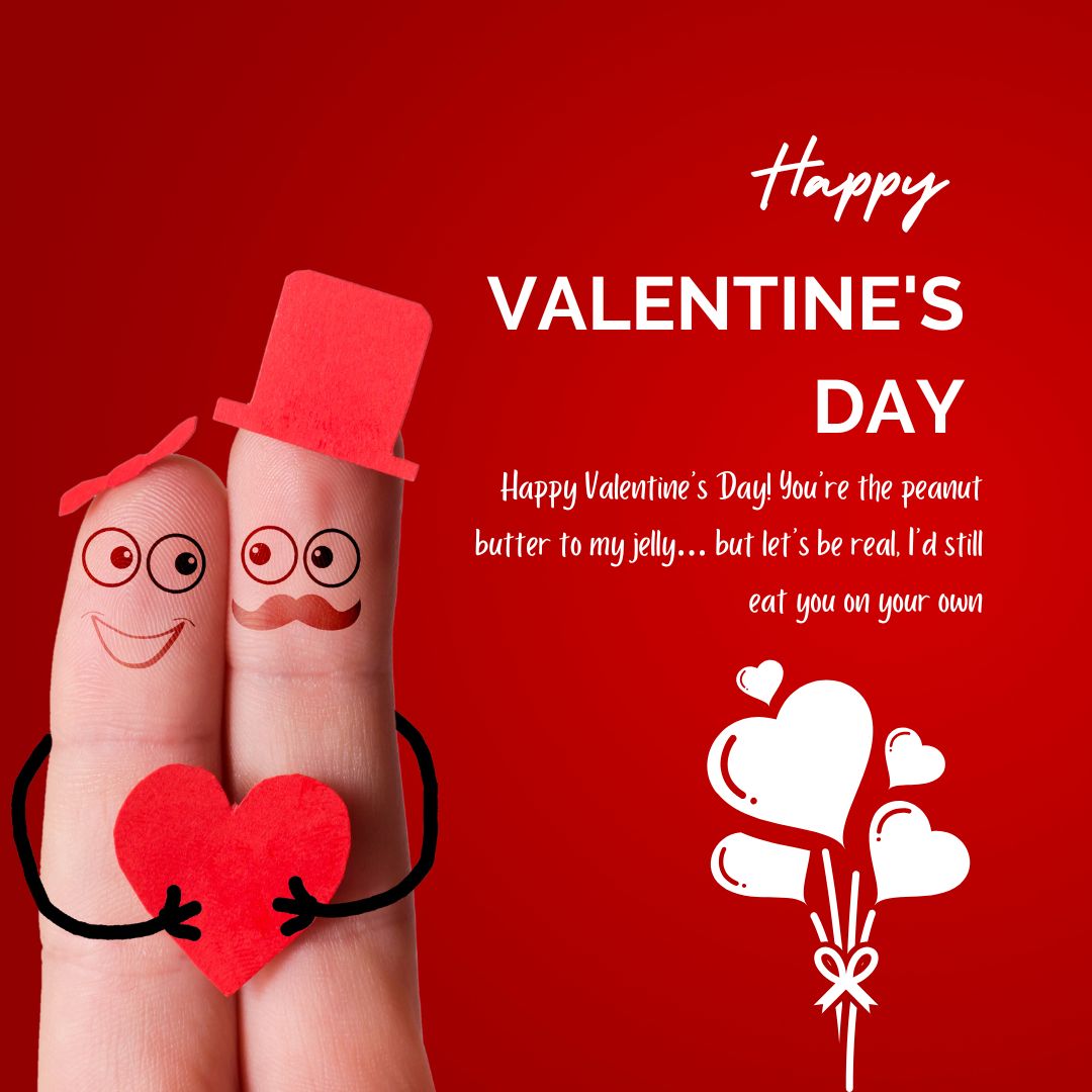 Witty Valentines Day Text Messages for Him